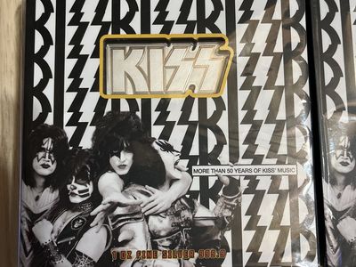 KISS 1oz Silver Logo Pamp Suisse