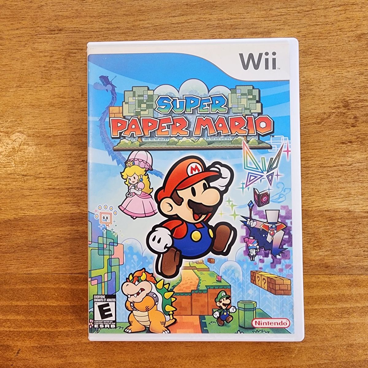 Super Paper Mario for Nintendo Wii Complete with Case and Manual