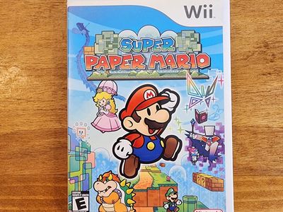 Super Paper Mario for Nintendo Wii Complete with Case and Manual
