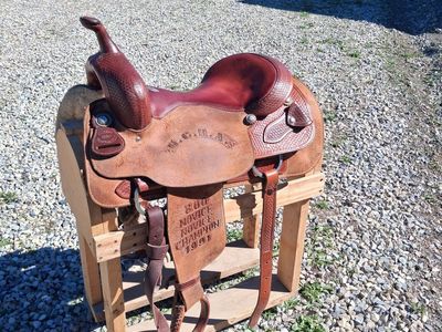 Billy Cook 16 in Cutting Saddle