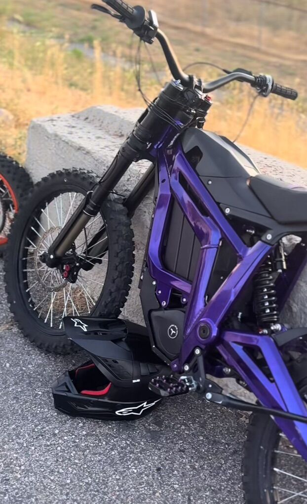 Powder Coating Surron Dirtbikes