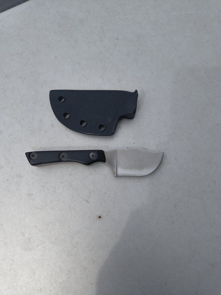 Custom Handmade Fixed Blade Knife with Kydex Sheath - EDC