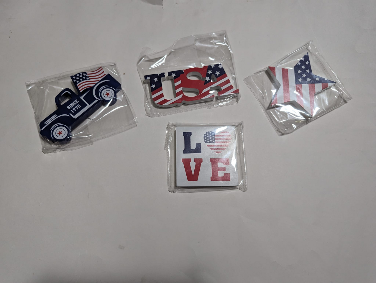 Patriotic Tier Tray Decorations
