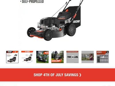 New Echo Lawn Mower