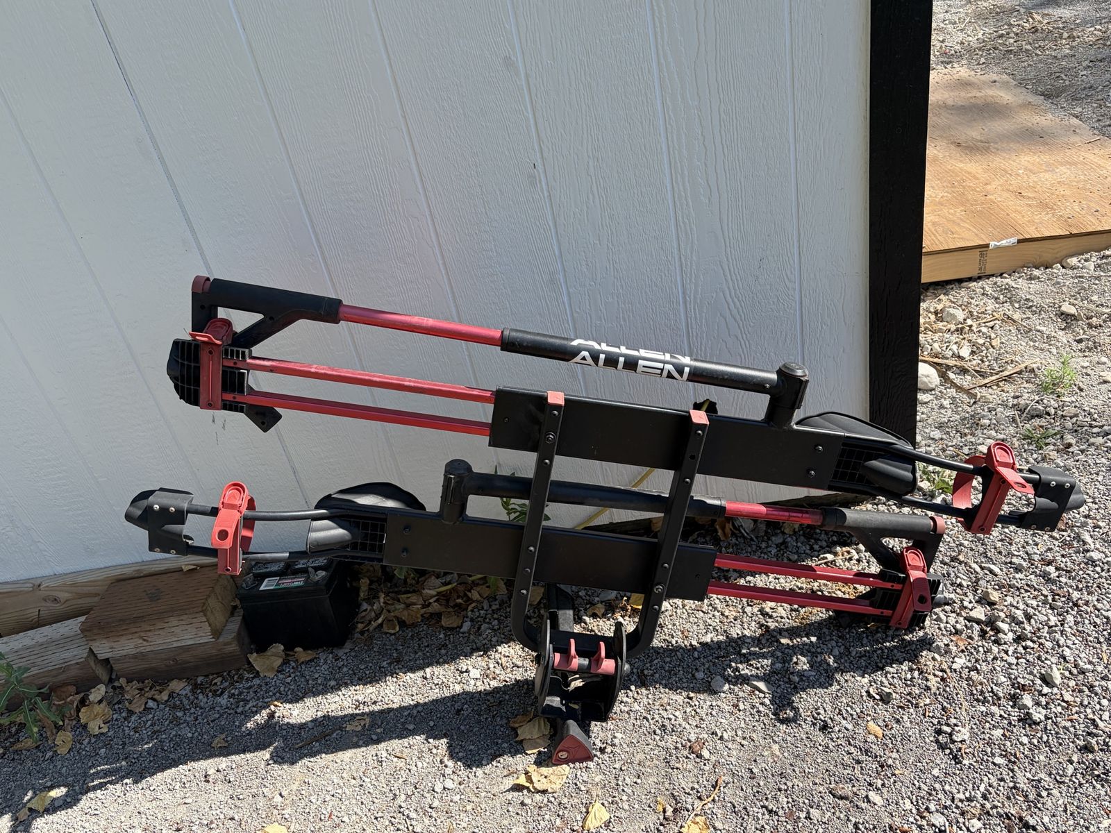 Allen hitch tray bike rack