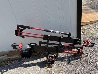 Allen hitch tray bike rack