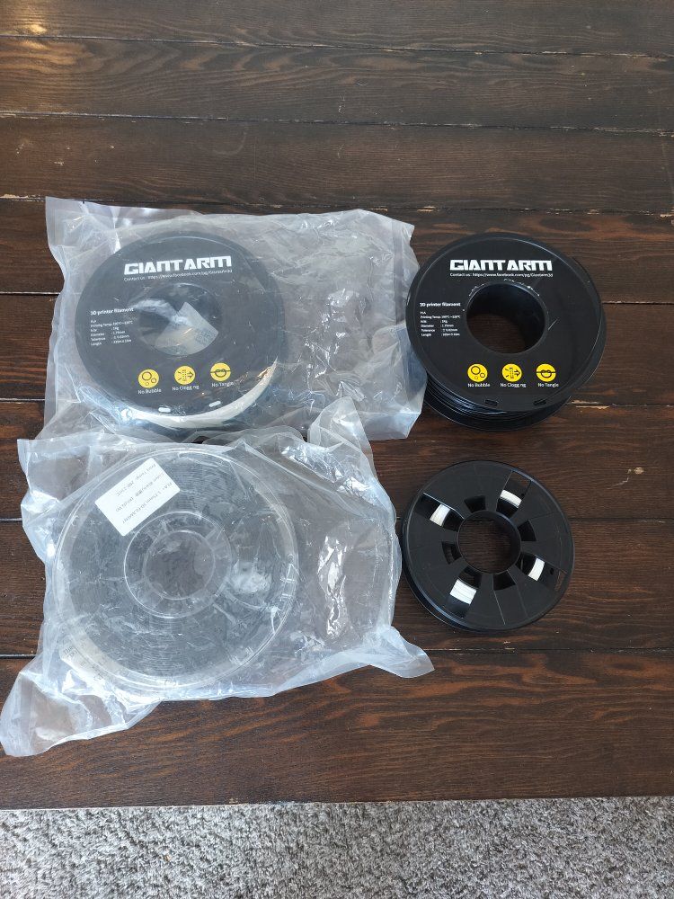 PLA Filament (1.75mm) 3.5 Rolls