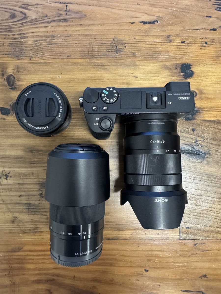 Sony A6500 Mirrorless Camera Bundle