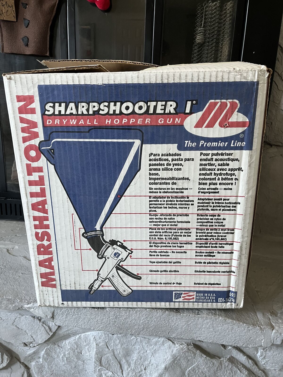 Drywall Texture Gun - Hopper