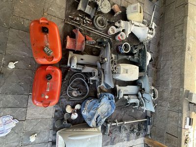 Outboard Motor Lot- Evinrude Parts & Tanks - $80 or Trade