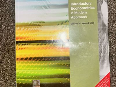 Introductory Econometrics: A modern approach 5th Edition by Jeffrey M Woodridge