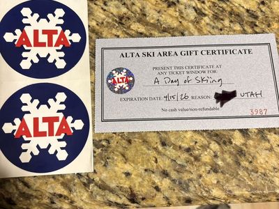 Alta Lift Pass Voucher