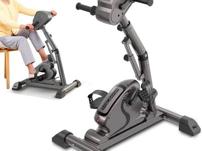 Legs Arms Electric Exercise Bike Active Passive Knee Pedal Trainer Physical Therapy