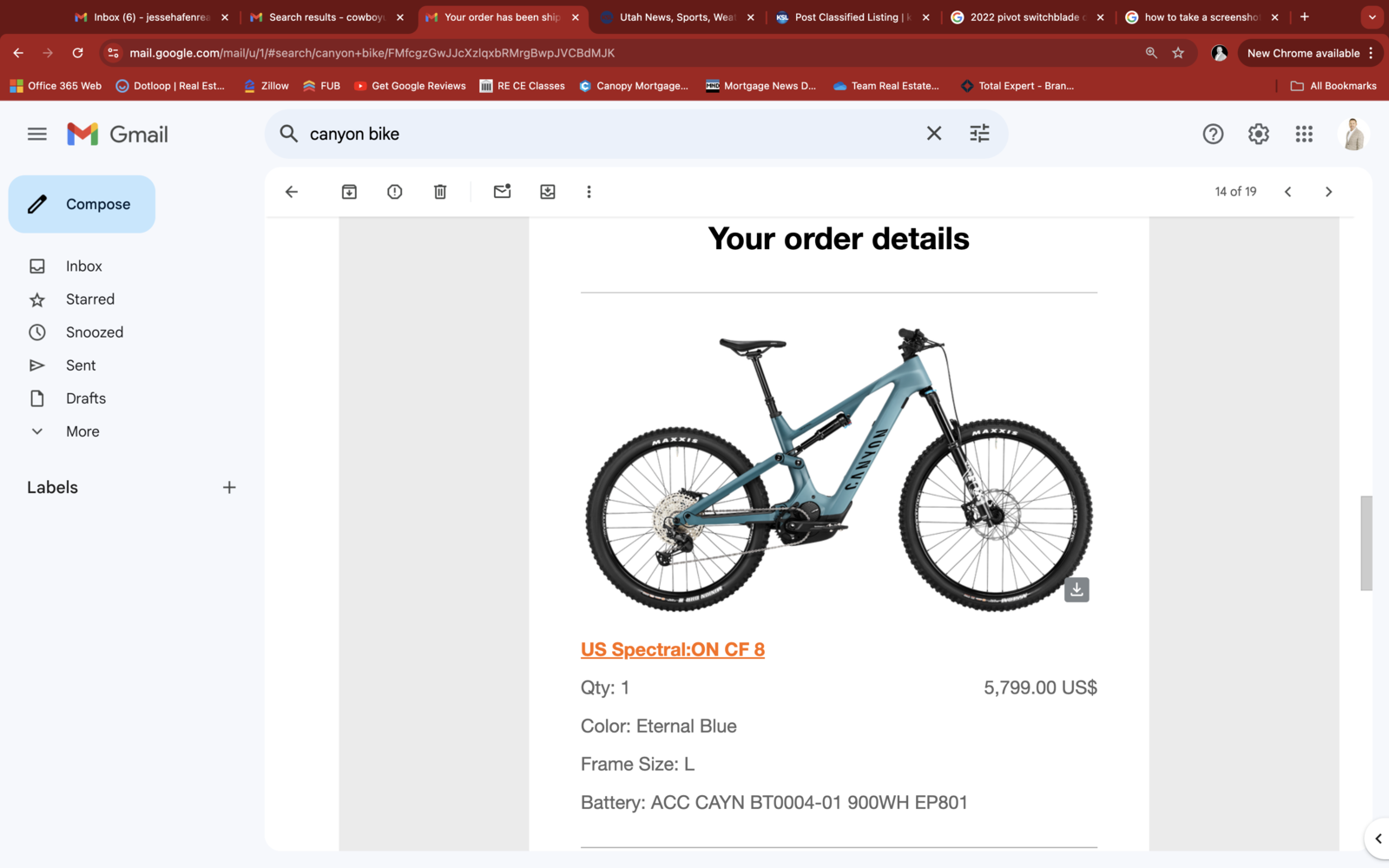 Canyon Spectral:ON CF 8 Enduro