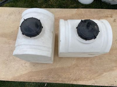 Water tanks. Motorhome and trailer type.