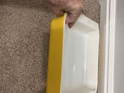 Vintage Pyrex Primary Yellow Loaf Pan Dish 213-S Ovenware