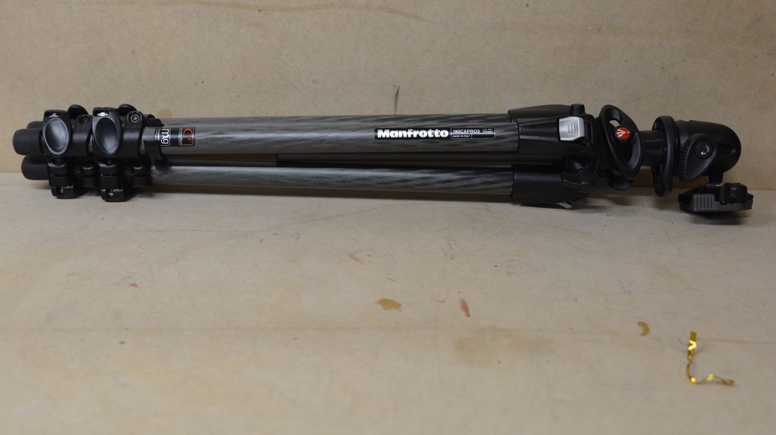 Manfrotto 190CXPRO3 Carbon Fiber Tripod w/ Ball Head, Quick Release Plate & Carry Bag