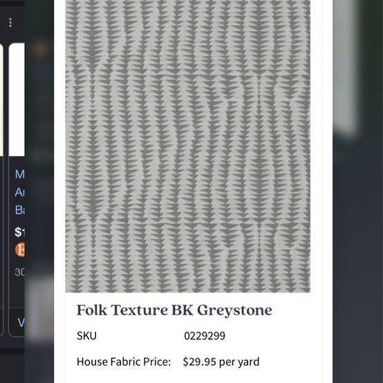 5yd Gray MCM Robert Allen Duralee Folk Texture Uphostlery Fabric Bolt