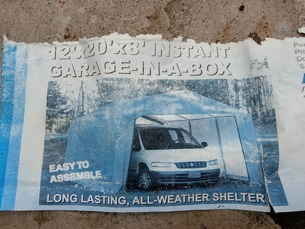 Garage shelter storage canopy tent
