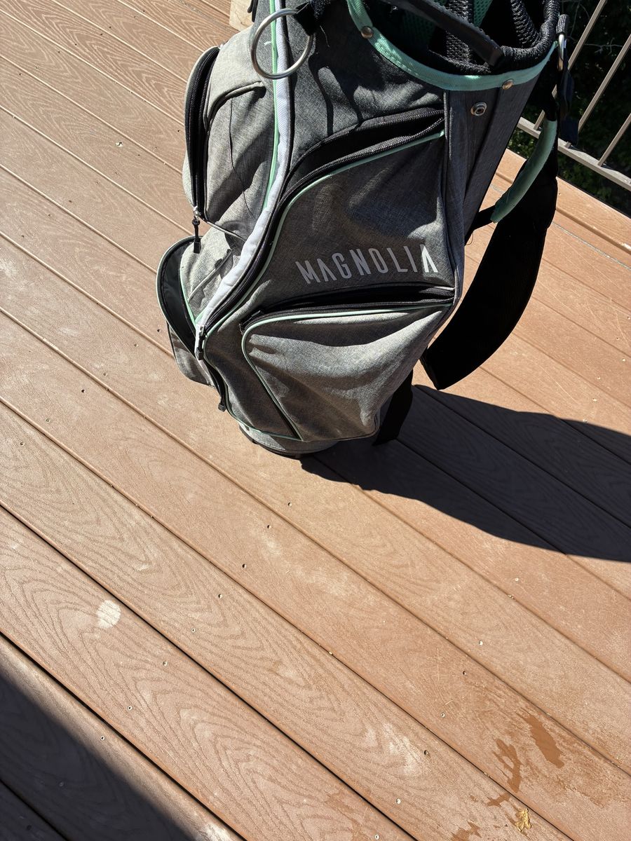 Wilson Magnolia Women's Golf Bag - Grey & Mint Green Cart Bag
