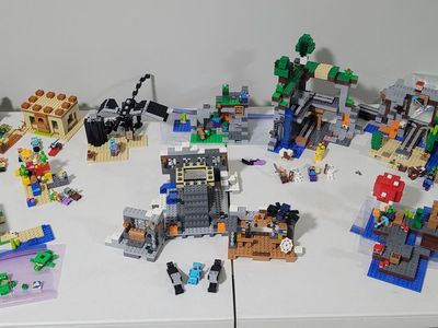 Lego Minecraft sets all for $250