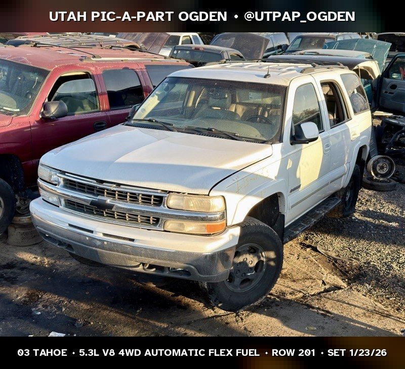 2003 Chevrolet Tahoe GMT800 Parts - UTPAP Ogden