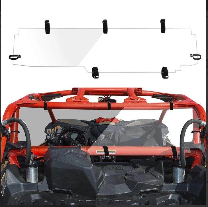 Brand New - Can-Am Maverick X3 Rear Windshield by Kemimoto