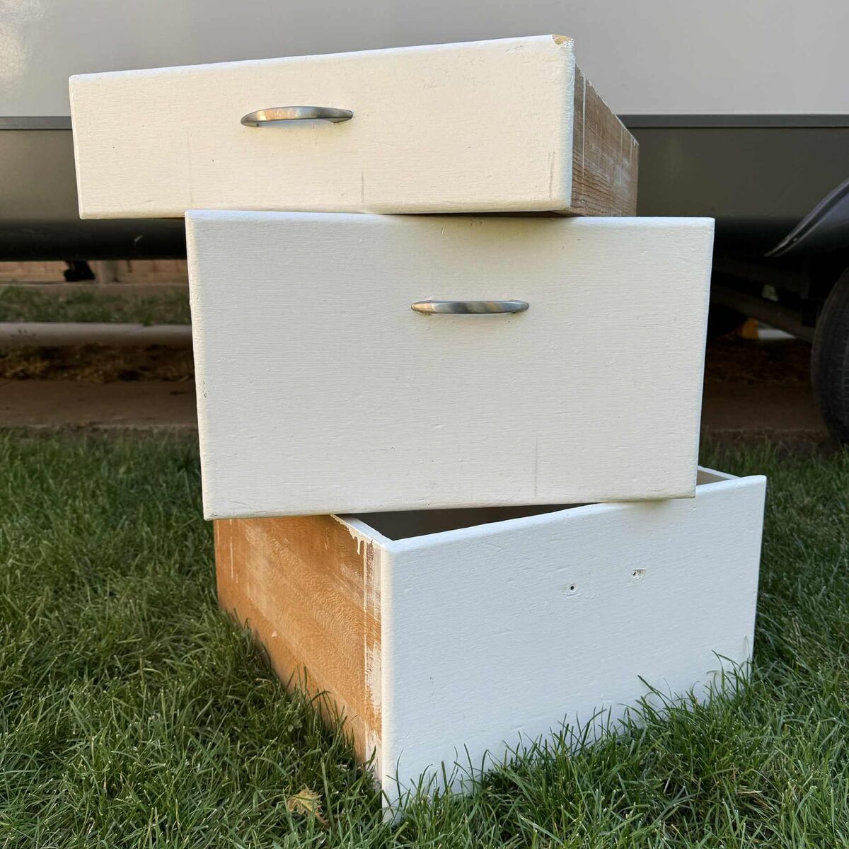 Vintage Kitchen Drawers - Lot of 3 - Solid Wood