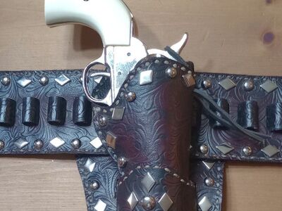 Custom handmade hand stitched holster