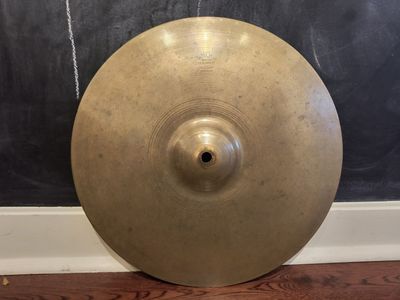 Vintage 1950s A Avedis Zildjian 15" Small Stamp Hi-Hat Cymbal 1305g