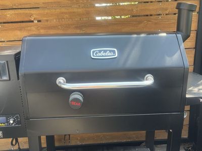 Cabela's Pellet Grill and Smoker with Sear Station - Black 36”