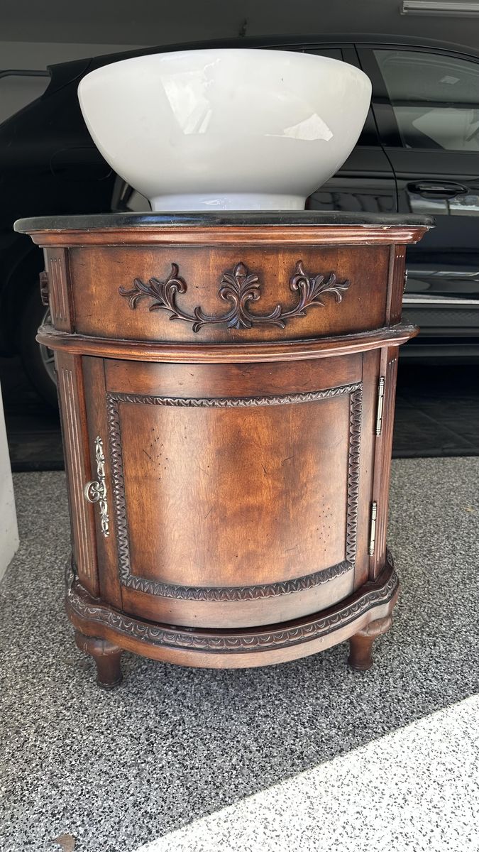 Bathroom vanity and sink