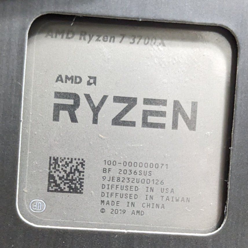 AMD Ryzen 7 3700x processor