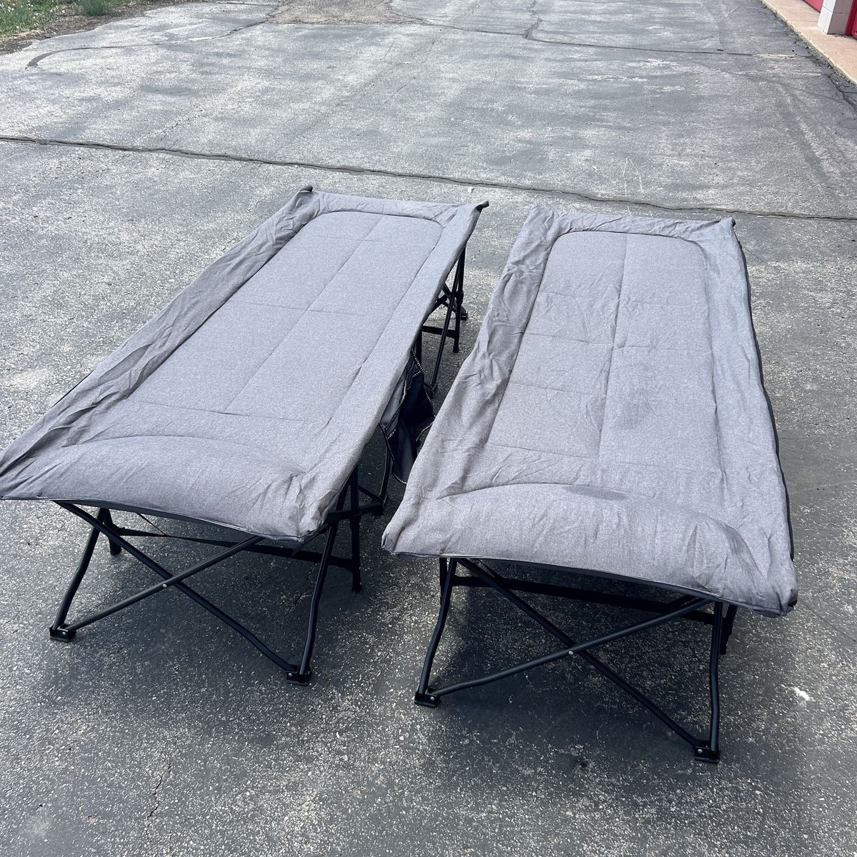 Northroad Camping Cot  2 pack Portable Folding Bed for Sleeping