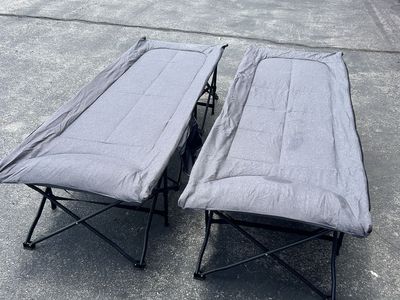 Northroad Camping Cot 2 pack Portable Folding Bed for Sleeping