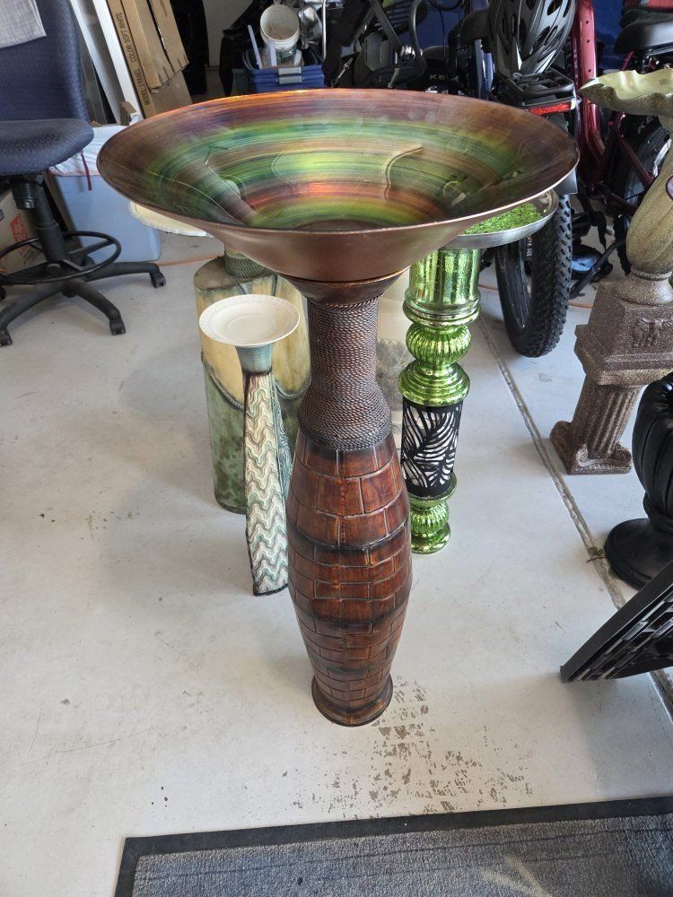 Bird baths, Beautiful original designs.$70 each