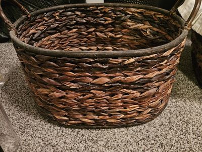 Large basket with handles