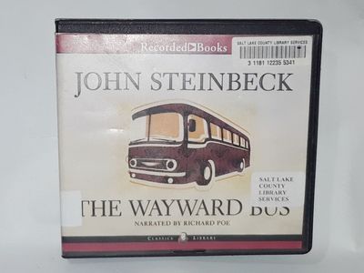 2013 Vintage The Wayward Bus Audio Novel John Steinbeck