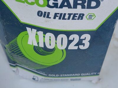 ecoguard oil filter x10023