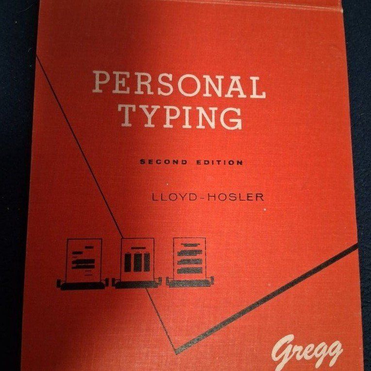 personal typing second edition October 1965 vintag