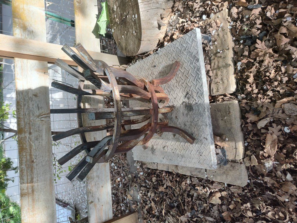 Medieval Fire pit solid heavy 3/4 inch thick