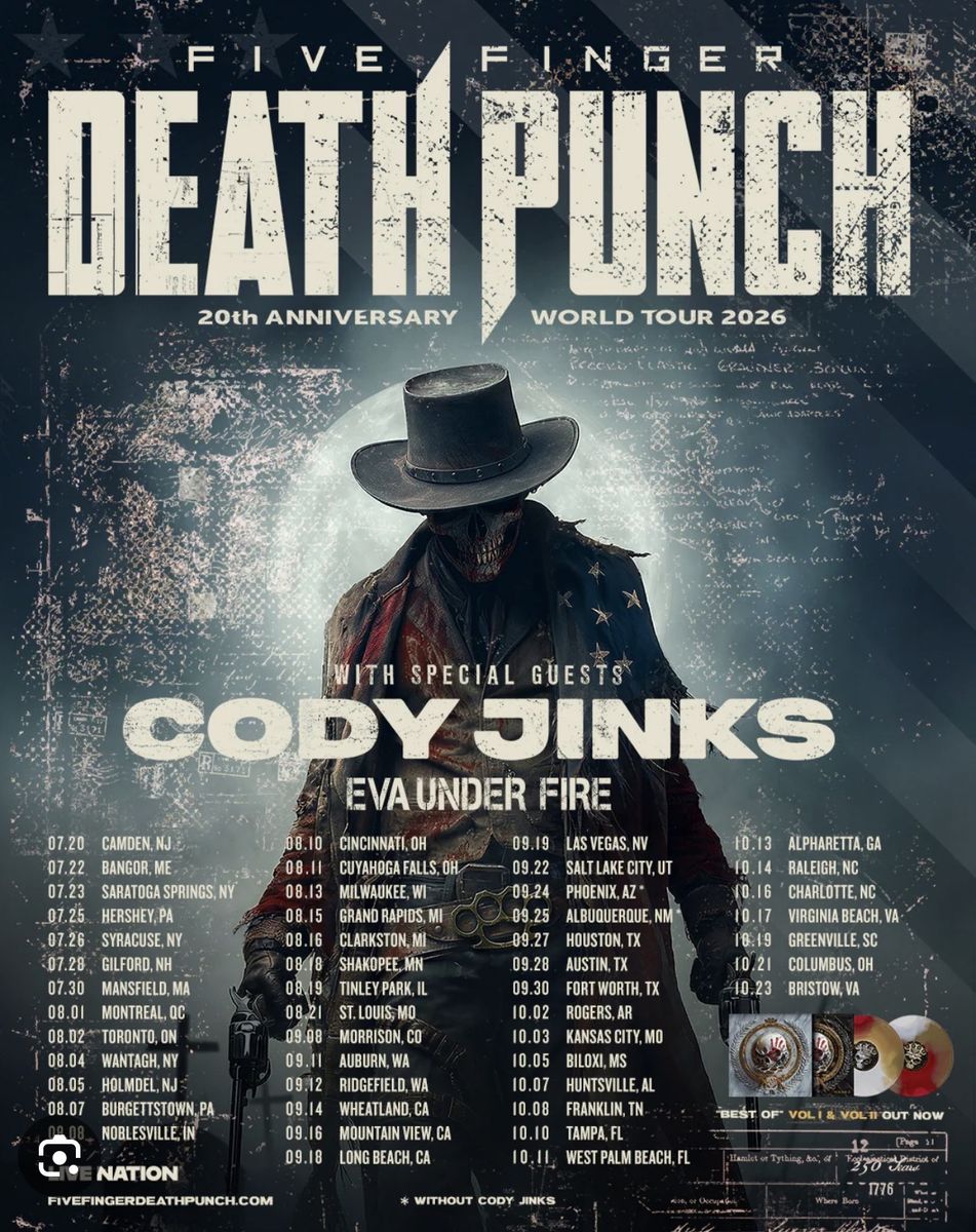 Five Finger Death Punch VIP Party Box Seats - Utah First Amphitheatre 09/22/2026