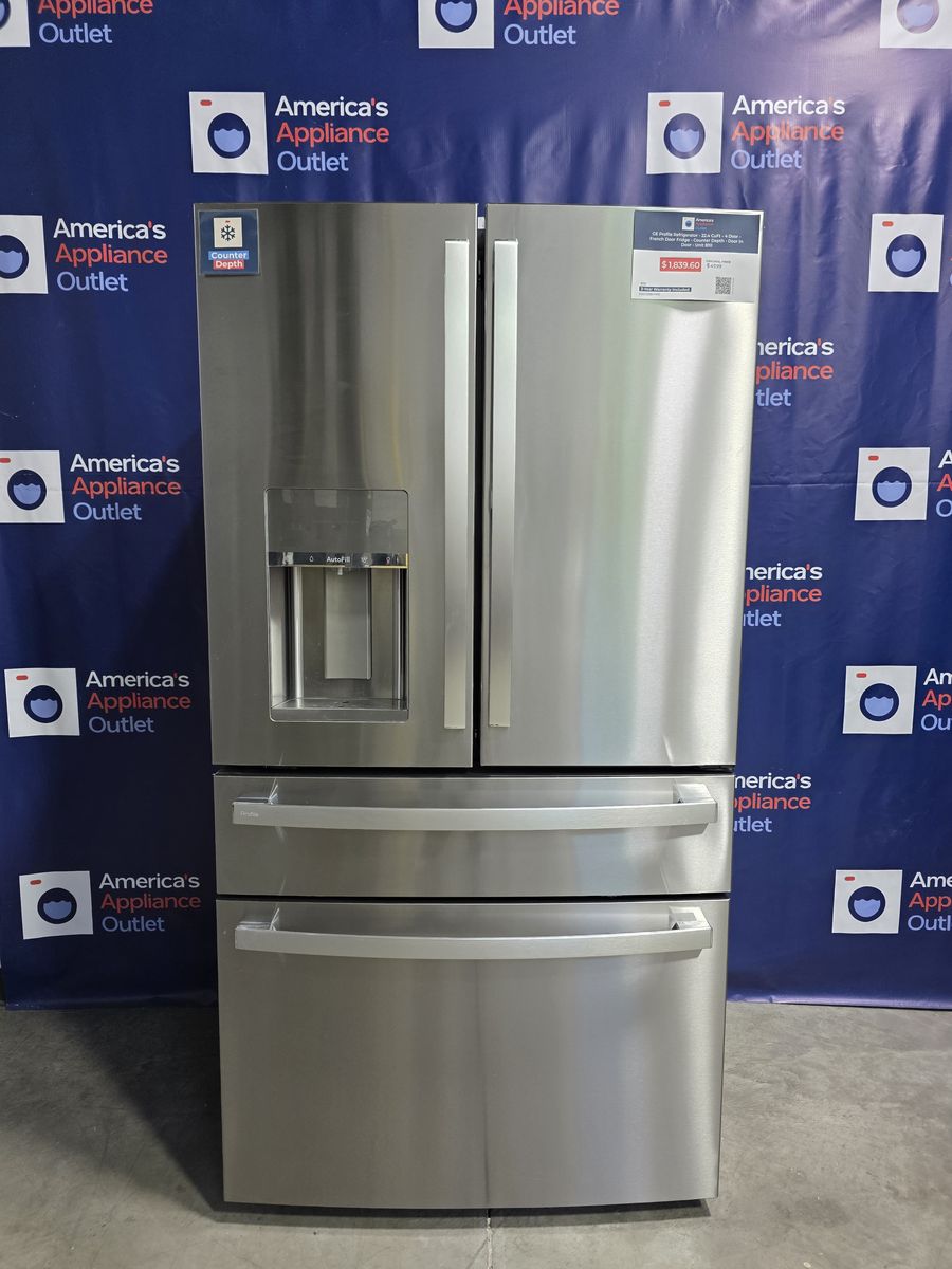 GE Profile Smart Counter-Depth 4-Door French Door Refrigerator (Fingerprint Resistant), 36-Inch Wide, 22.4 Cu. Ft.