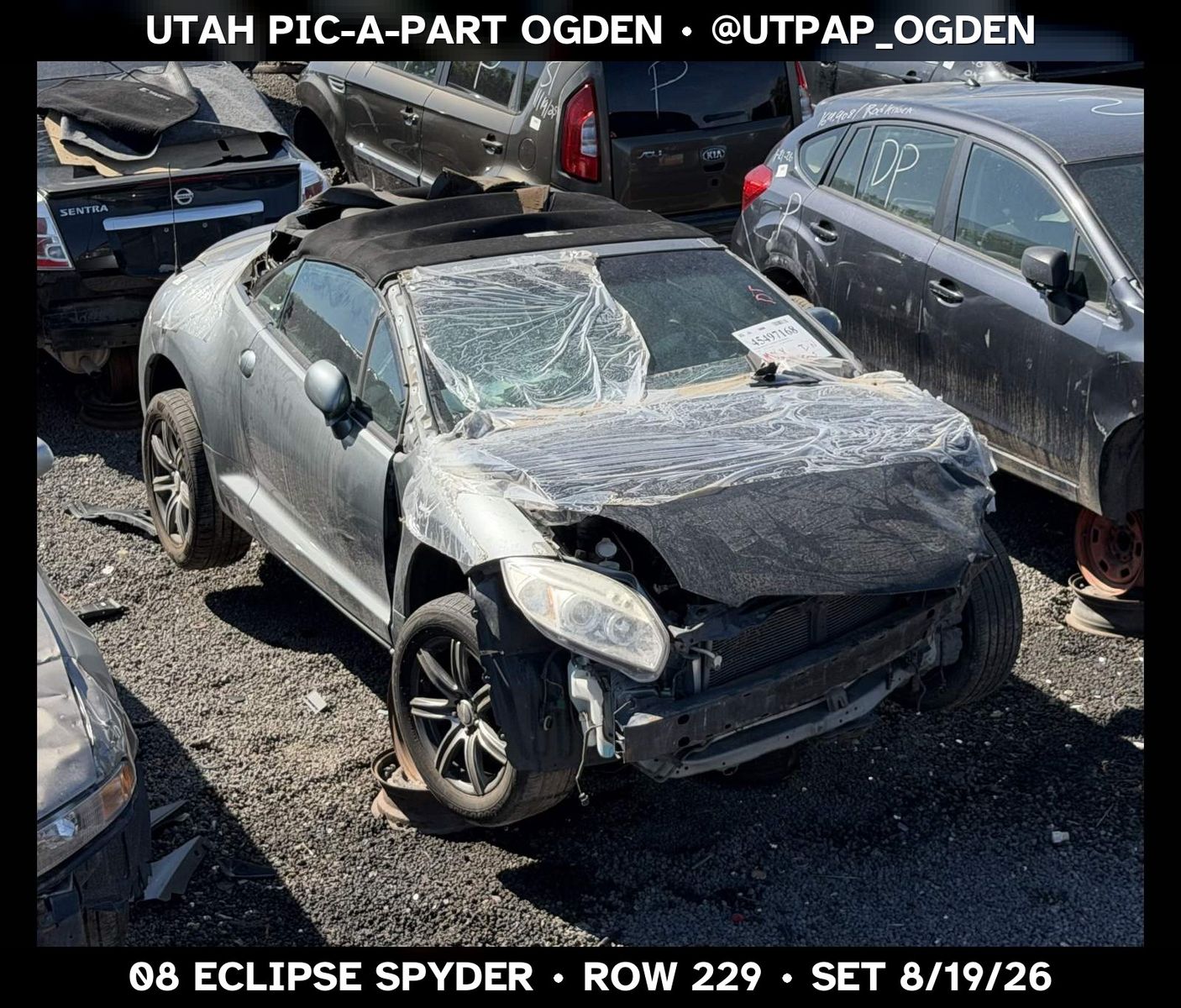 Just In! 2008 Mitsubishi Eclipse Spyder Parts - UTPAP Ogden
