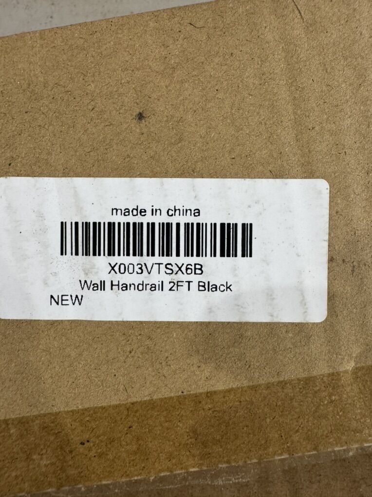 2' Black Steel Handrails (9 Total)