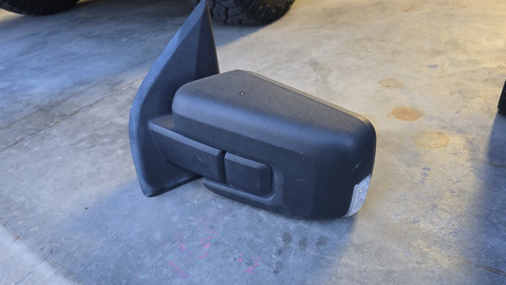 Ford F-150  Driver Side View Mirror - Black, Used OEM