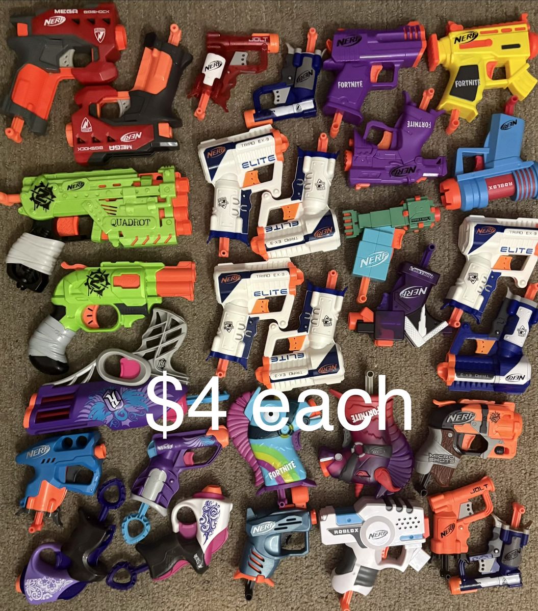 Nerf Guns, Starting At $4 Each