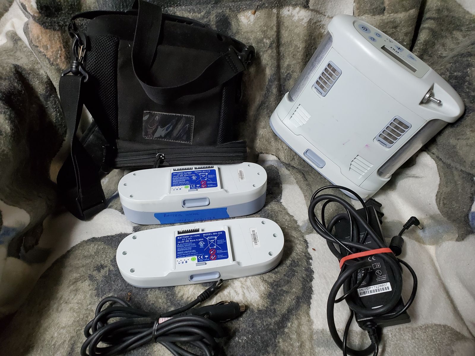 Inogen 0ne G3 with 2 batteries and chargers