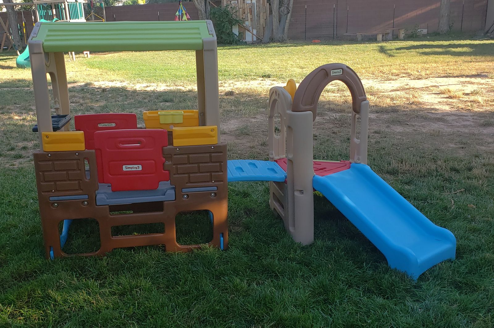 Simplay3 Modular Playhouse + Slide - Indoor/Outdoor Climber