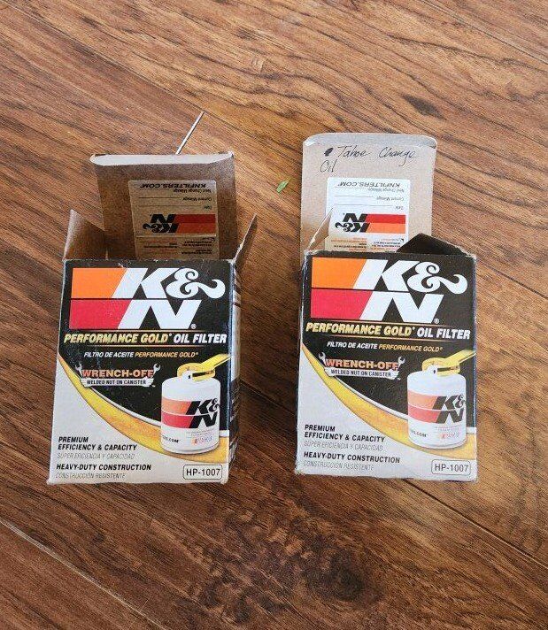K&N HP1007 OIL FILTERS (2)